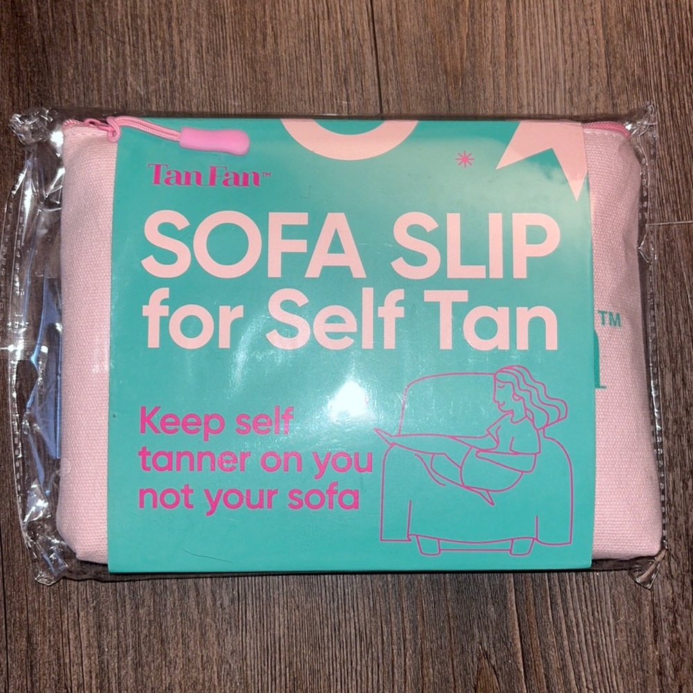 Self Tan Sofa Slip by TanFan, designed in Australia